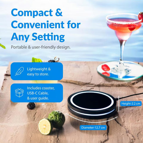 Smart Coaster 2.0 Cocktail Machine – Your Home Smart Mixologist, Grab Now!