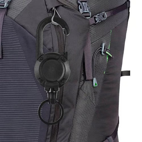 🔥Summer Hot Sale Promotion-49% OFF⏰-Outdoor Automatic Retractable Wire Rope Luya Tactical Keychain